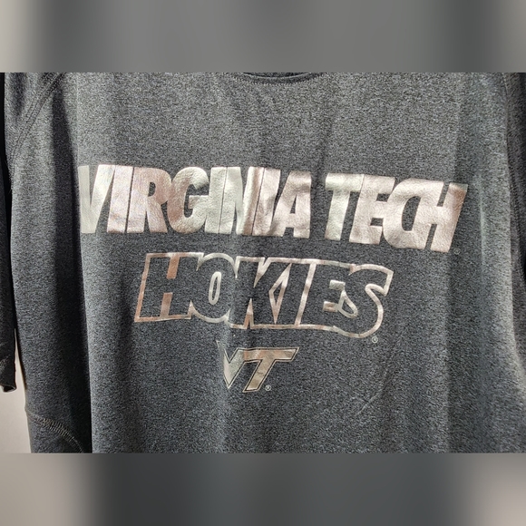RIVALRY THREADS 91 VIRGINIA TECH HOKIES T-SHIRT LARGE GRAY - Picture 2 of 7